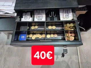 Cajón de Cobro Metálico Negro