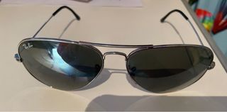 Gafas de sol Ray-Ban Aviator plata y verde