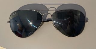 Gafas de sol Ray-Ban Aviator plata y verde