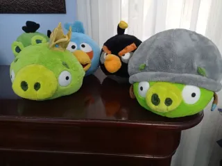 7 Muñecos Peluche Angry Birds