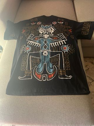 Camiseta hombre con estampado étnico