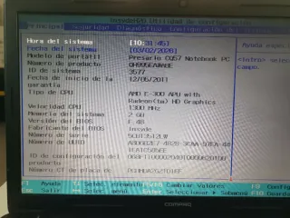 Compaq Presario CQ57 Portátil Negro