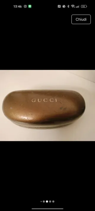 Occhiali da sole Gucci leggermente graduati