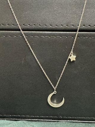 Cadena Plata 925 Luna y Estrella