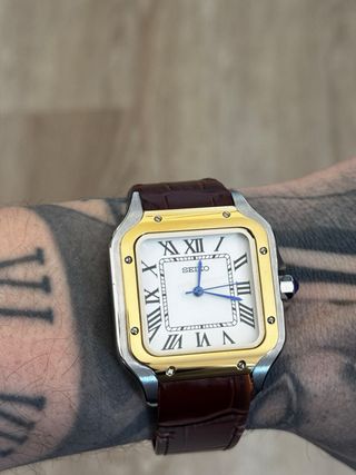 Reloj Seiko Dos Tonos Oro/Plata