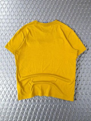 Champion T-shirt Yellow Big Logo Center