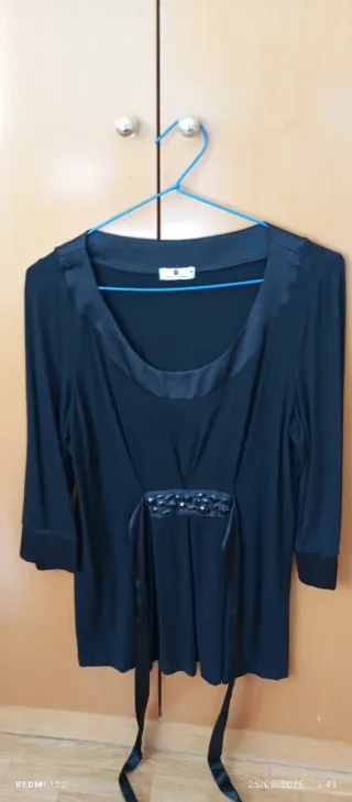 Camisa negra mujer talla M