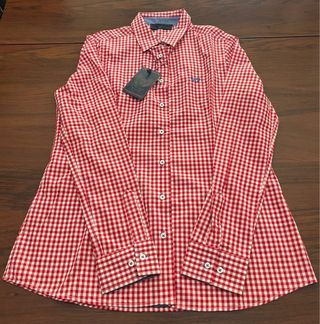 Camisa cuadros roja y blanca El Picador , talla S