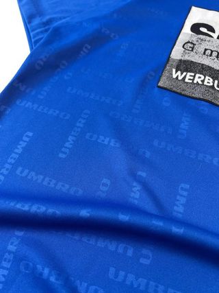 Umbro Sport T-shirt Football Blue Number 8 2000's