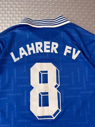 Umbro Sport T-shirt Football Blue Number 8 2000's