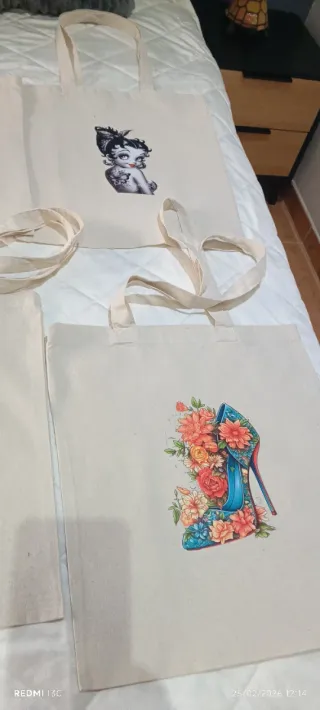 Bolsas de tela con diseños
