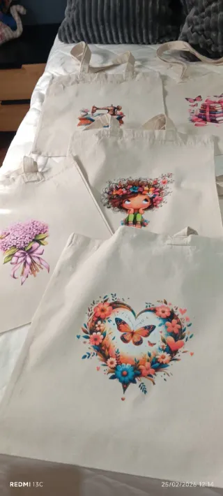 Bolsas de tela con diseños