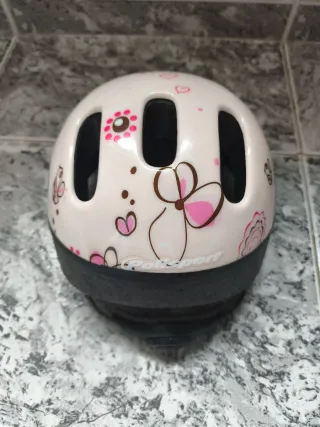 Casco Bici Niña Rosa
