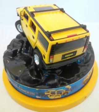 Hummer H2 3D esc 1/18 expositor giratorio Magan wh