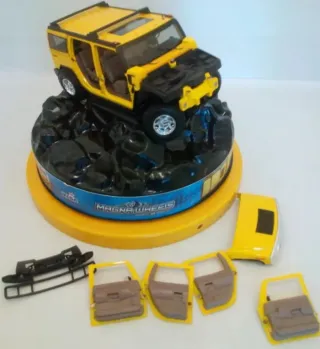 Hummer H2 3D esc 1/18 expositor giratorio Magan wh