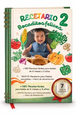 Recetario Bocaditos Felices 2 Bebés
