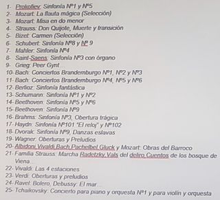 Colección25 CD originales Música Clásica sin abrir