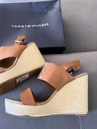 Sandalias Cuña Tommy Hilfiger Talla 37