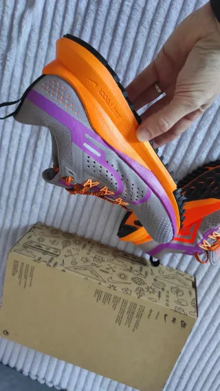 Nike Pegasus Trail 4 Zapatillas Correr Gris Naranj