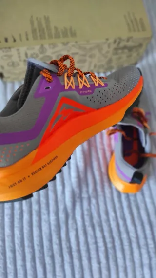 Nike Pegasus Trail 4 Zapatillas Correr Gris Naranj