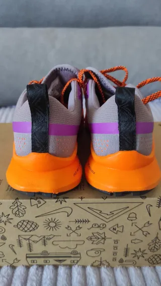 Nike Pegasus Trail 4 Zapatillas Correr Gris Naranj