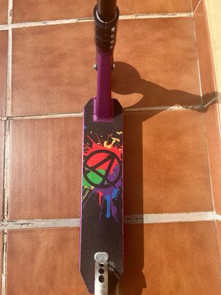 Patinete de trucos Apex morado