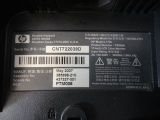 MONITOR HP 17 PULGADAS