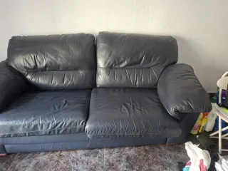 Divano in pelle a 3 posti