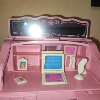 Scrivania e mobile Barbie vintage 1988