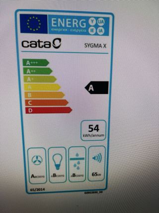 Campana Cata SYGMA 7010 BK Negra 70cm