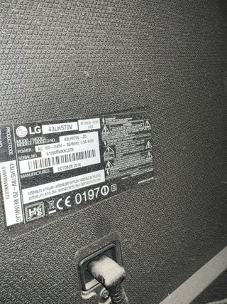Televisor LG 43 Negro