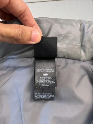 The Nort Face 550 Puffer Metallic 00's Jacket Down