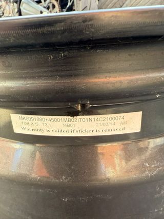 Llantas OZ Land Rover/Range Rover Originales 18”