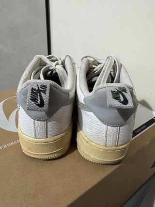 Nike Air Force 1 Scarpe Grigio Bianco