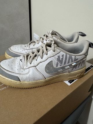 Nike Air Force 1 Scarpe Grigio Bianco