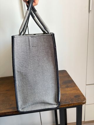 Bolso Tote Furla Gris y Negro