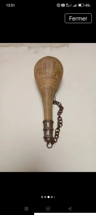 Pólvora antigua ano. 1800