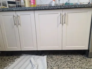 Muebles de cocina blancos