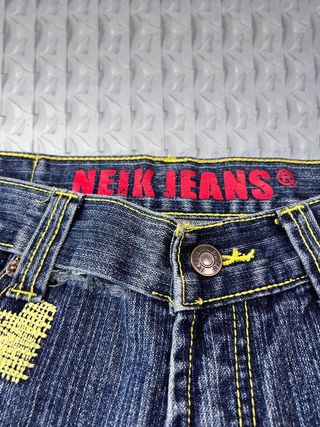 Jorts Denim Distressed Vinatge 90's Japan