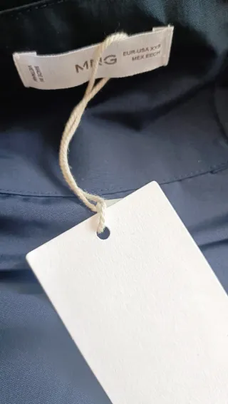 Chaleco acolchado MANGO Teen Boy Azul XXS nuevo