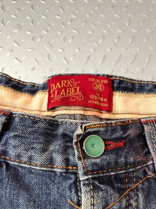 Short Denim Vintage Distressed 00's Low Waist