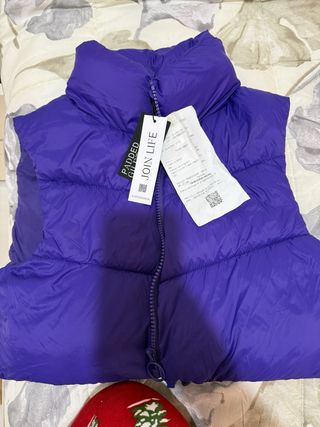 Chaleco Morado Stradivarius Talla M Nuevo