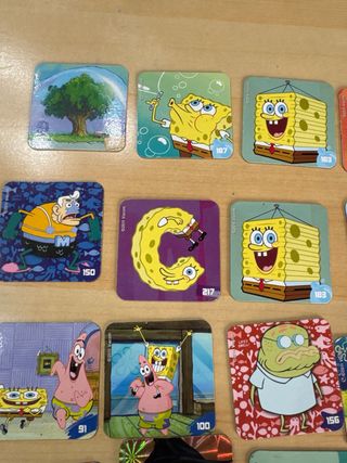 Lote 30 Imanes Bob Esponja Panini 2011