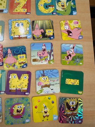 Lote 30 Imanes Bob Esponja Panini 2011