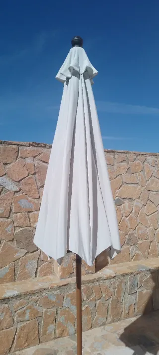 Parasol Gardenstar Blanco.