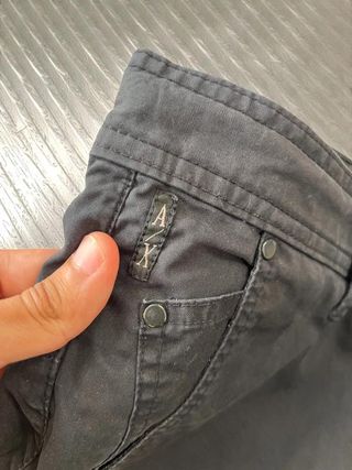 Armani Exchange Jorts Black Cargo 00's