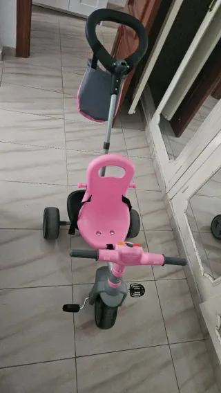 Triciclo infantil rosa