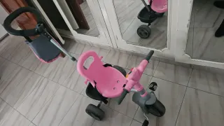 Triciclo infantil rosa