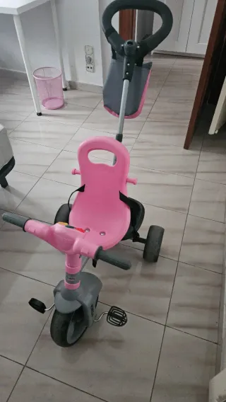 Triciclo infantil rosa