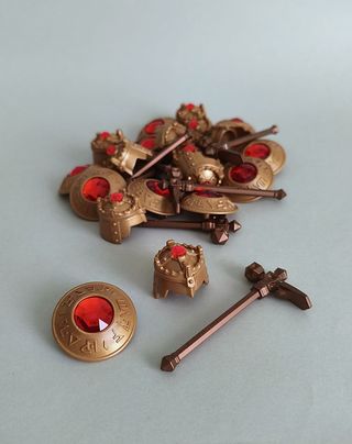 Playmobil Lote 10 Cascos Escudos Y Martillos